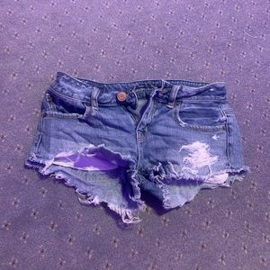 kids denim shorts